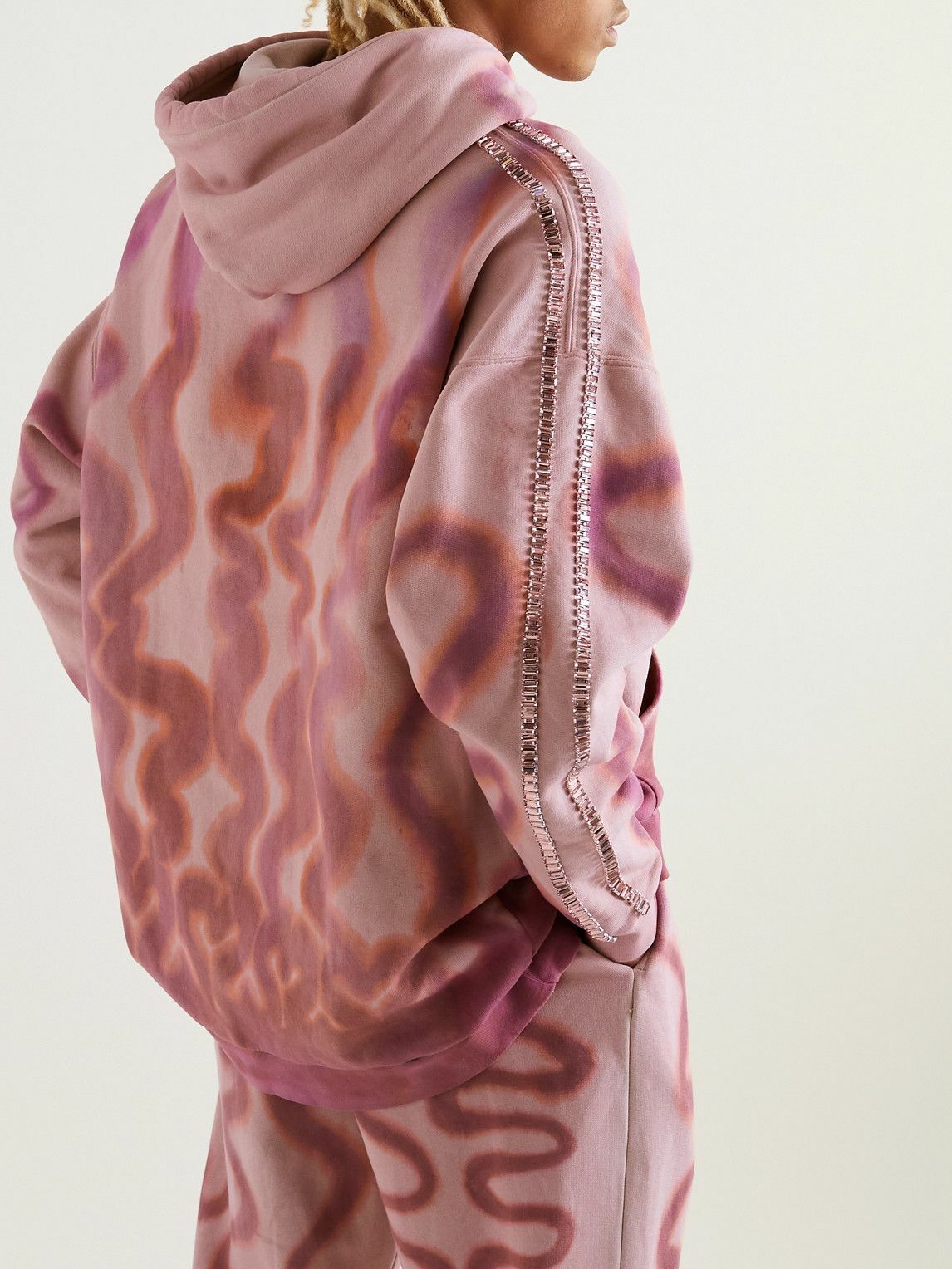 COLLINA STRADA 売れ筋商品|||コリーナ ストラーダ パーカー・スウェットシャツ アウター レディース Sweatshirts Purple MAUVE MUSCLE CROPPED HOODIE | COLLINA STRADA – Collina Strada