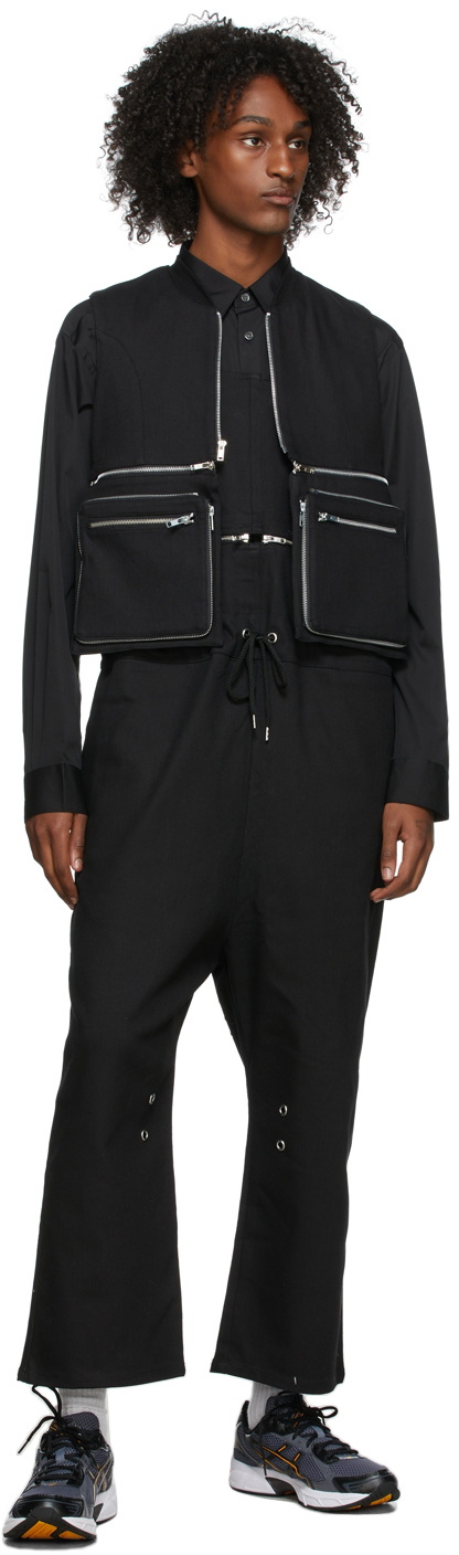 Phlemuns SSENSE Exclusive Black Multi Detached Jumpsuit