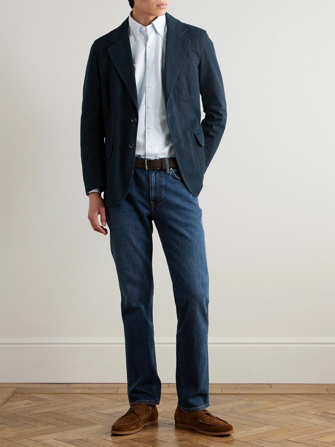 Sid Mashburn - Clift Straight-Leg Jeans - Blue