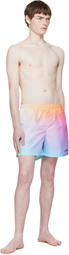 Casablanca Multicolor Gradient Printed Swim Shorts
