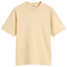 Auralee Women's High Twist Cotton Jersey T-Shirt in Light Beige