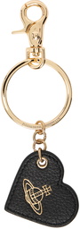 Vivienne Westwood Black Heart Keychain