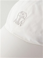 Brunello Cucinelli - Logo-Embroidered Twill Baseball Cap - White