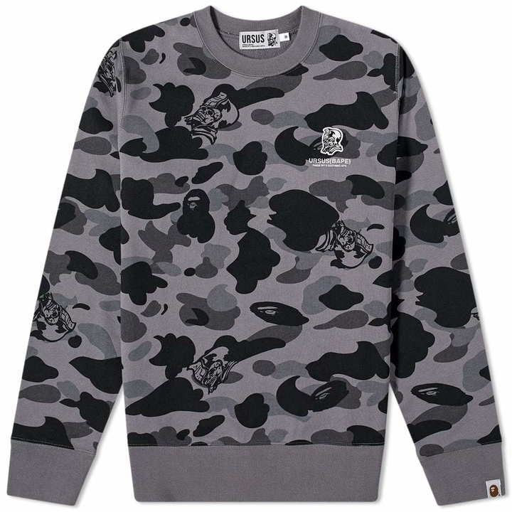 Photo: A Bathing Ape Ursus Camo Crew Sweat