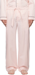 Tekla Pink Sateen Pyjama Pants