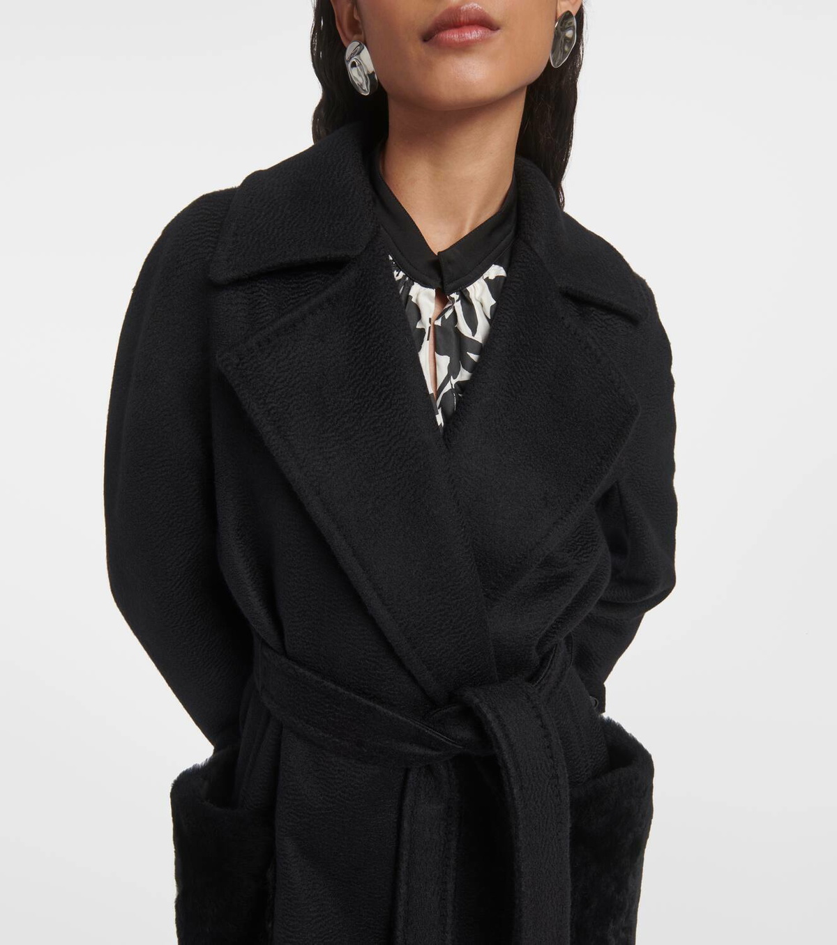 【関税&送料込】Max Mara Melinda Cashmere Wrap Coat Brown Cashmere coat Melinda Max Mara - Vitkac AS