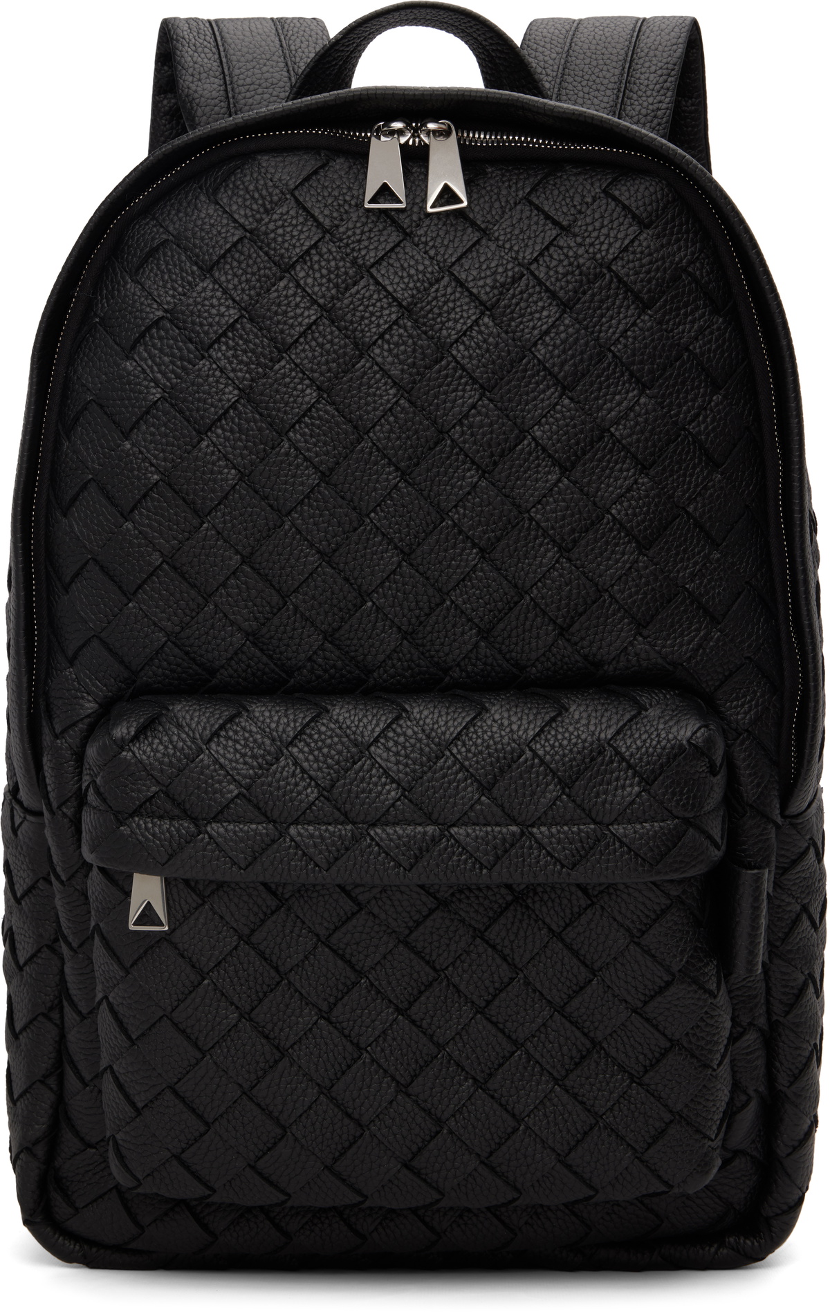 BOTTEGA VENETA - Intrecciato Leather Backpack - Black