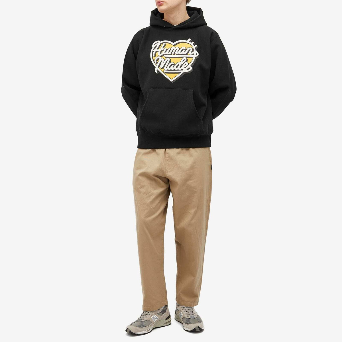 Human Made Men's Heavyweight Hoodie in Black Human Made