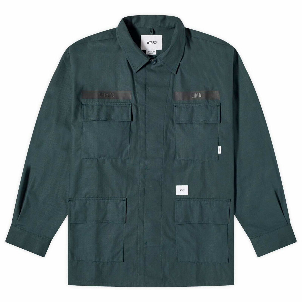 WTAPS Men's 17 Shirt Jacket in Green WTAPS