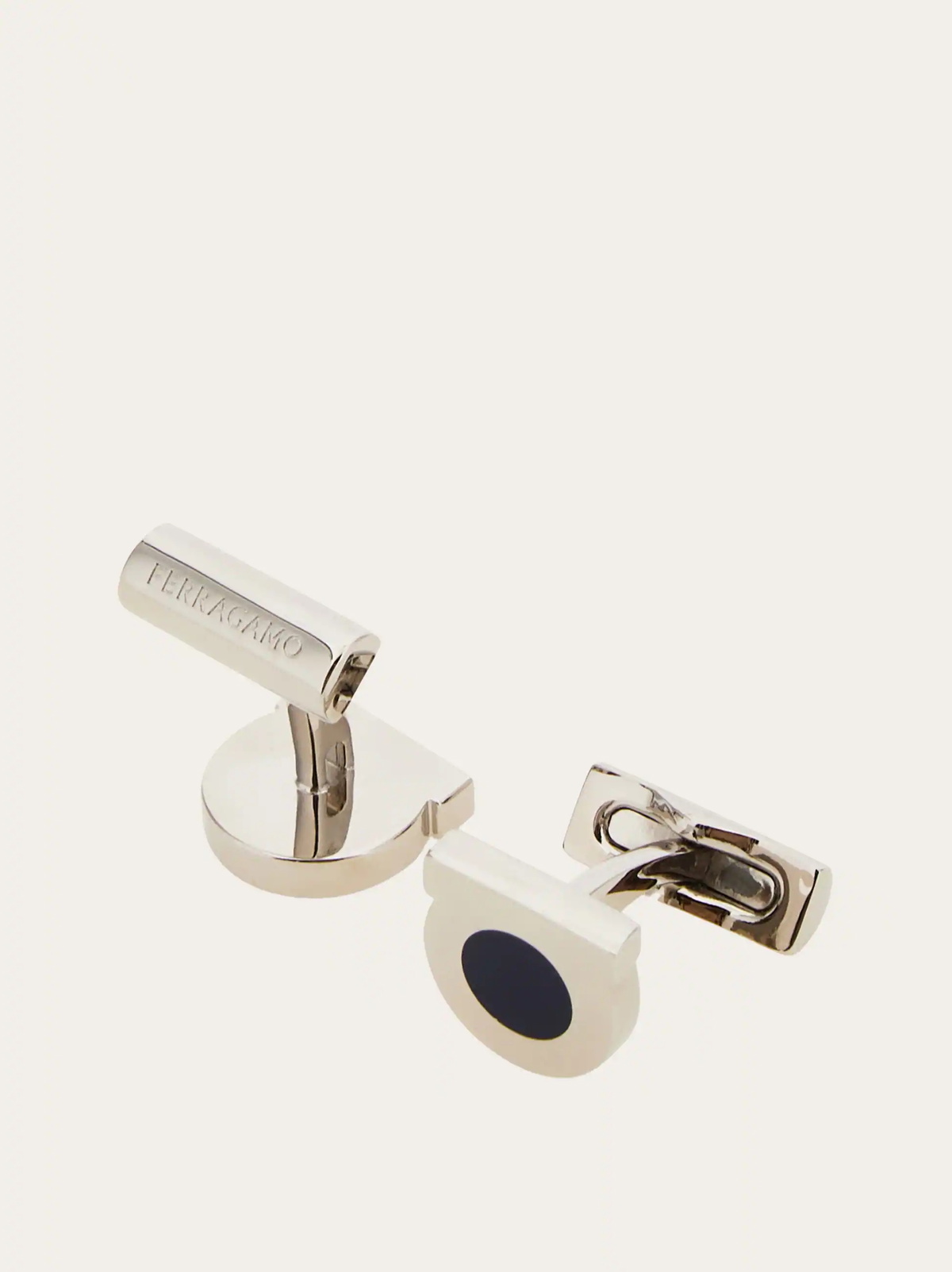 Ferragamo Mens Gancini cufflinks in Blue
