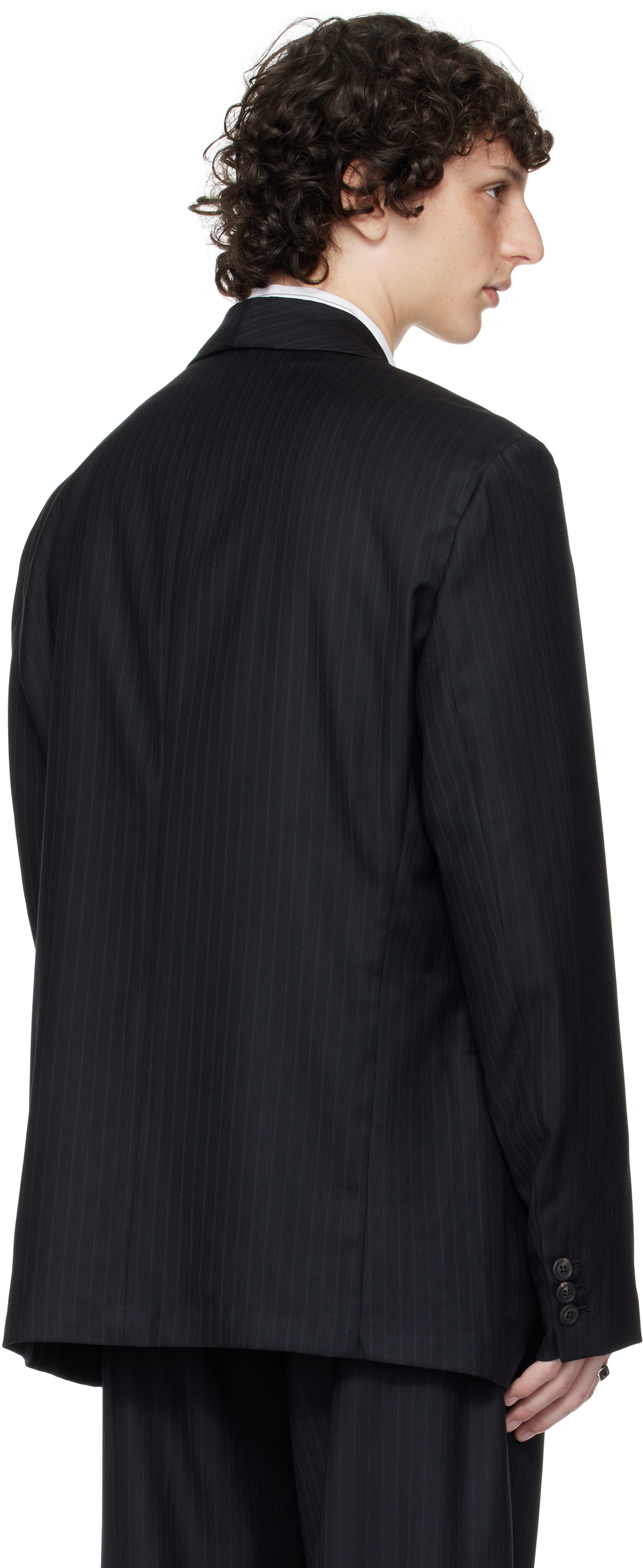 OUR LEGACY WORK SHOP Emporio Armani Black Togo Blazer Our Legacy