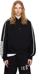 Dsquared2 Black Cipro Raglan Fit Hoodie
