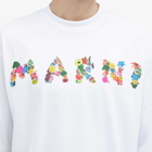 Marni Men's Boquet Logo T-Shirt in Lily White