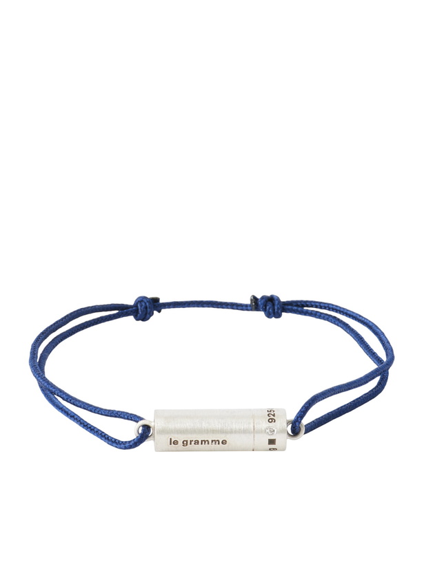 Photo: Le Gramme - 5G Sterling Silver Woven Bracelet