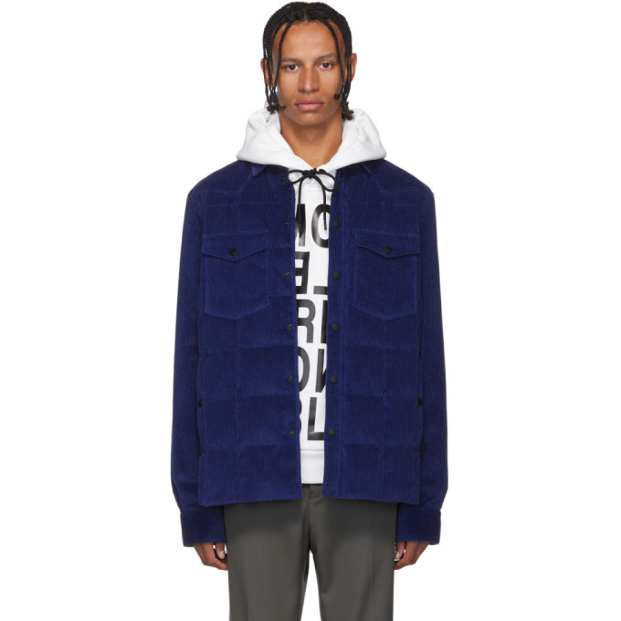 Photo: Moncler Grenoble Navy Gelt Overshirt Jacket