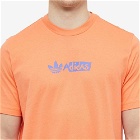 Adidas Men's Summer Skate Victory T-Shirt in Coral