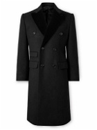 De Petrillo - Double-Breasted Wool and Cashmere-Blend Coat - Black