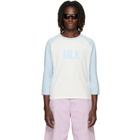 Acne Studios White & Blue Milk Graphic T-shirt