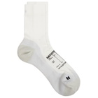 Satisfy Men's Merino Nylon Tube Socks in Off White