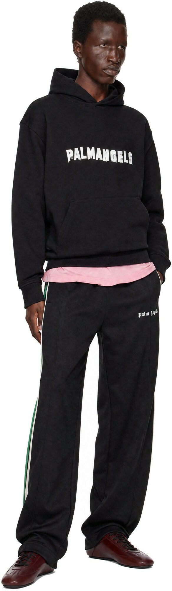 Palm Angels Black Palm Hills Regular Hoodie