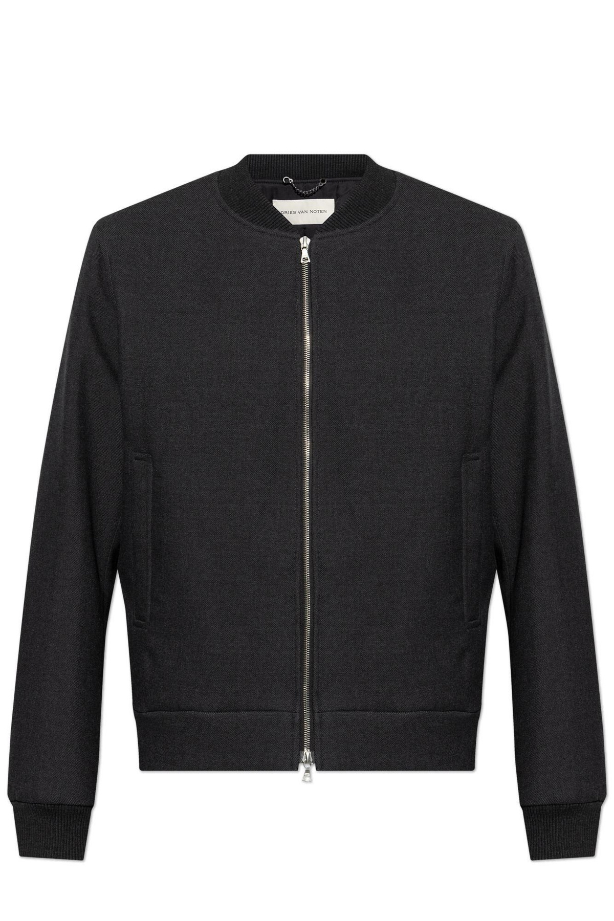 Dries Van Noten Men's Redmore Wool Coat in Black Dries Van Noten