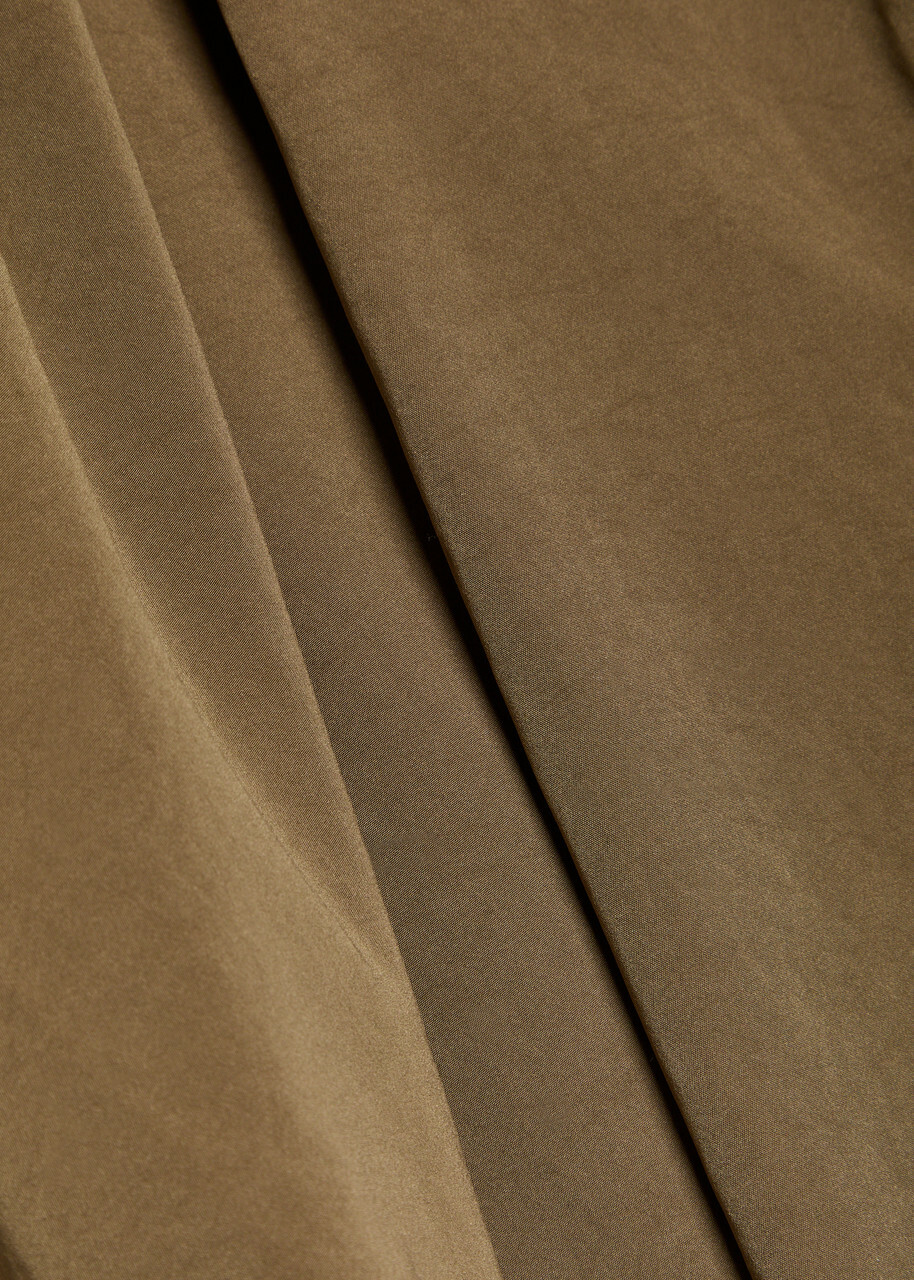 Nanushka Sitara Paper-jersey top Brown