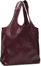 A.P.C. Burgundy Ninon Tote