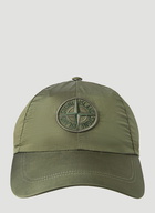 Compass Patch Drawstring Baseball Cap in Green