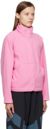 Outdoor Voices Pink Snap Sweatshirt