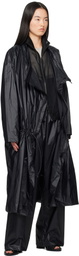 Gabriela Coll Garments Black No.314 Technical Long Coat