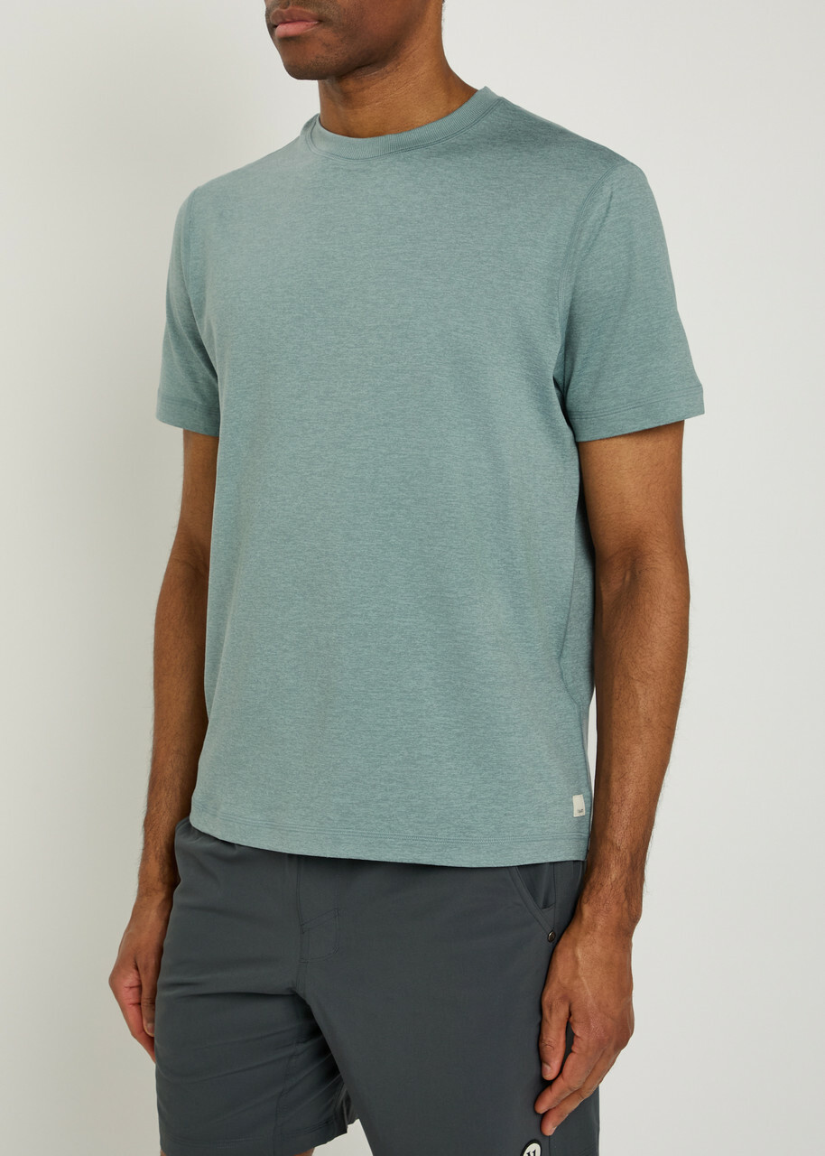 Vuori Ponto Performance Jersey T-shirt Light Blue
