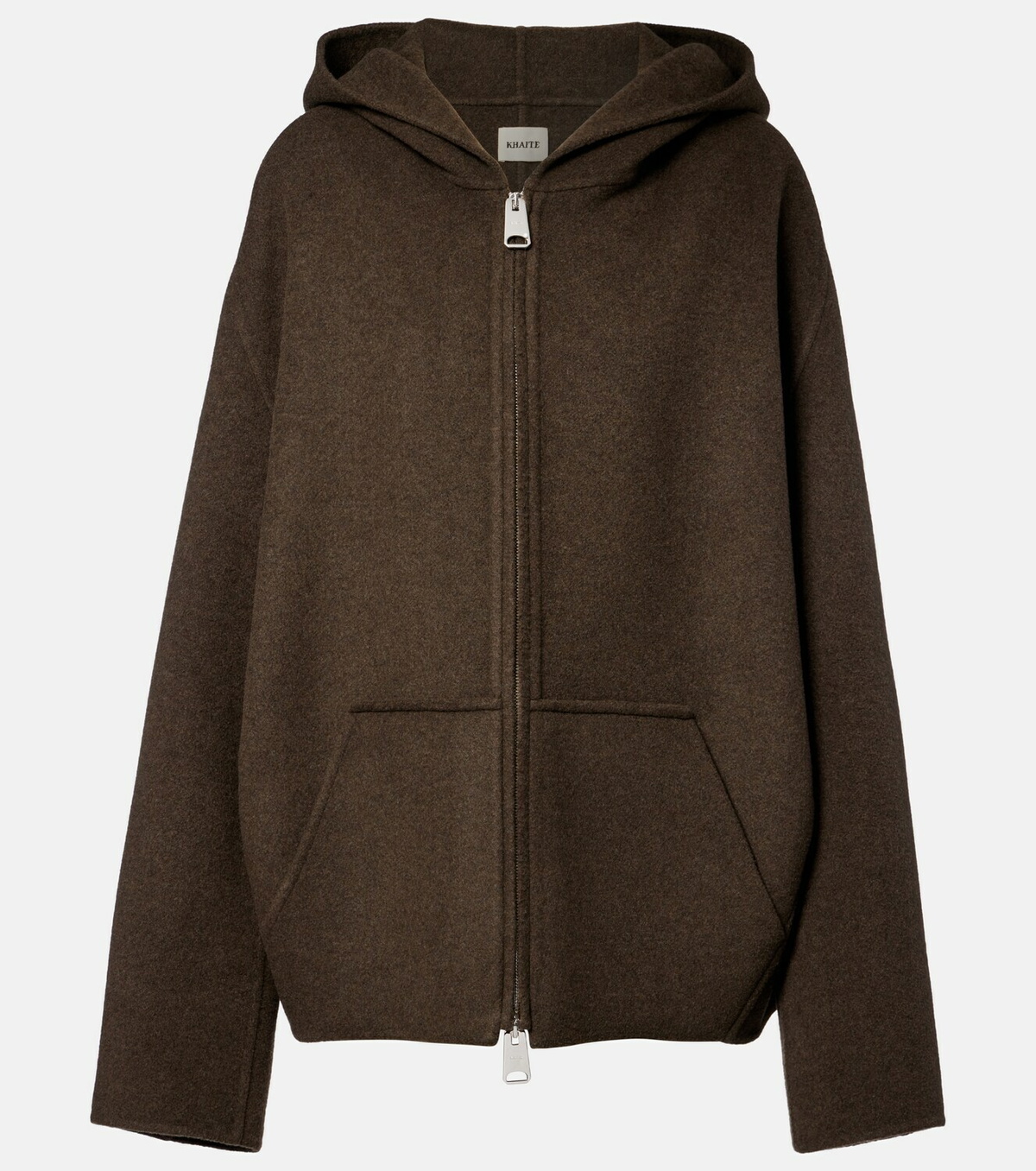 Khaite Dolem hooded oversized wool jacket