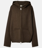 Khaite Dolem hooded oversized wool jacket