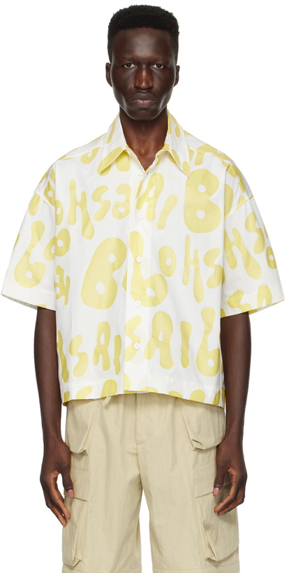 Photo: Bonsai White & Yellow Printed Shirt