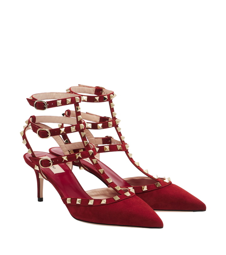 Photo: Valentino Garavani Rockstud suede pumps