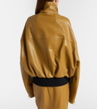 Khaite Oversized leather jacket