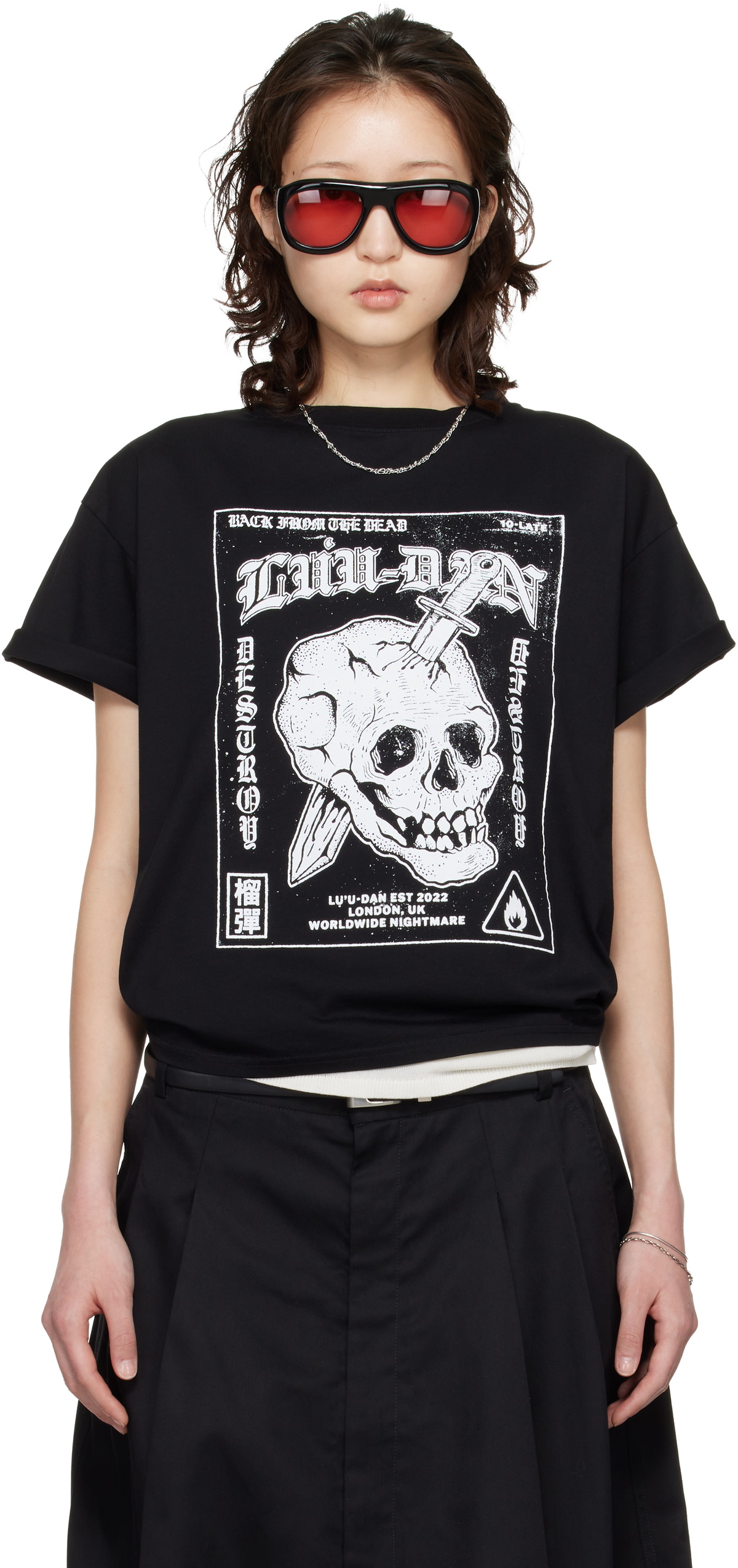 LU'U DAN Black Box T-shirt