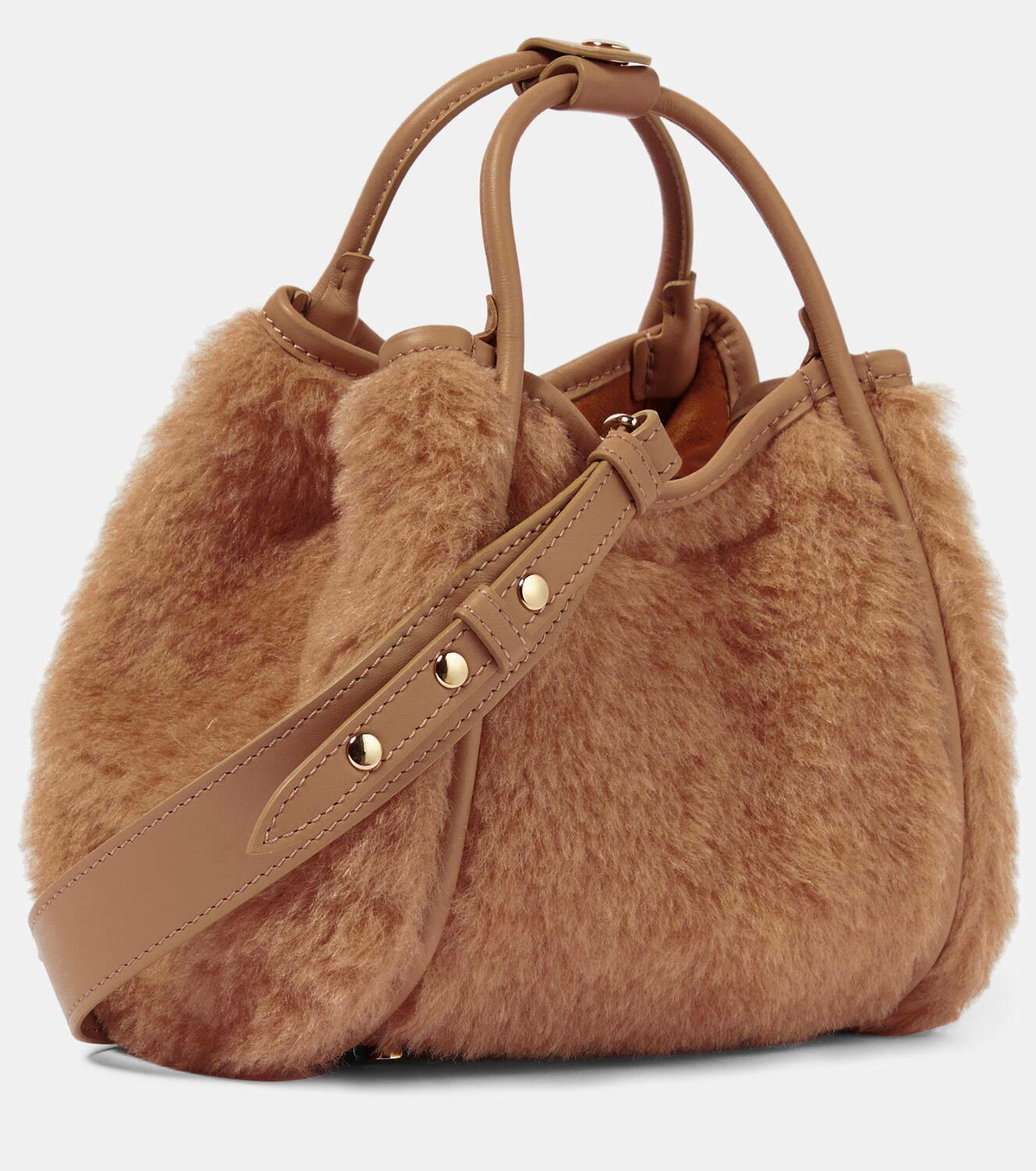 【関税・送料無料】Max Mara ミニ Teddy Marine バッグ Max Mara Marine Mini teddy tote bag Max Mara