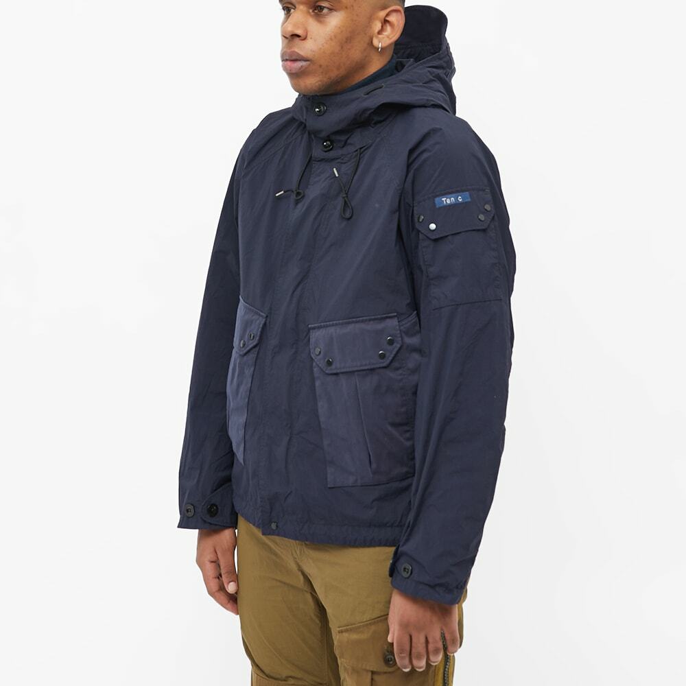 Ten C Men's Mid Technical Zip Jacket in Navy Ten C
