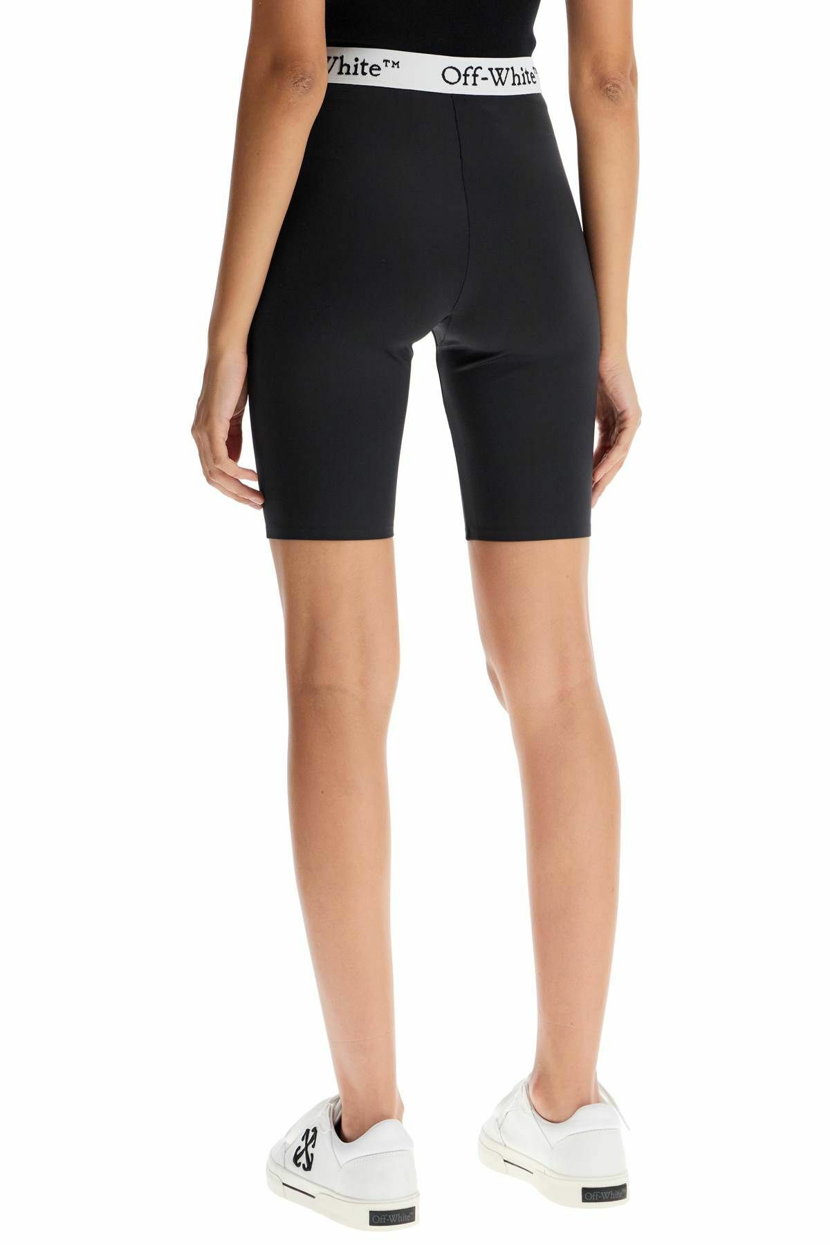 ショートパンツ OFF-WHITE lycra logo band shorts OWVH029F24JER001 OFF-WHITE lycra logo band shorts Black Off-White