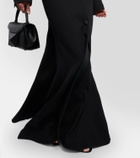 Valentino Shawl-collar wool gown