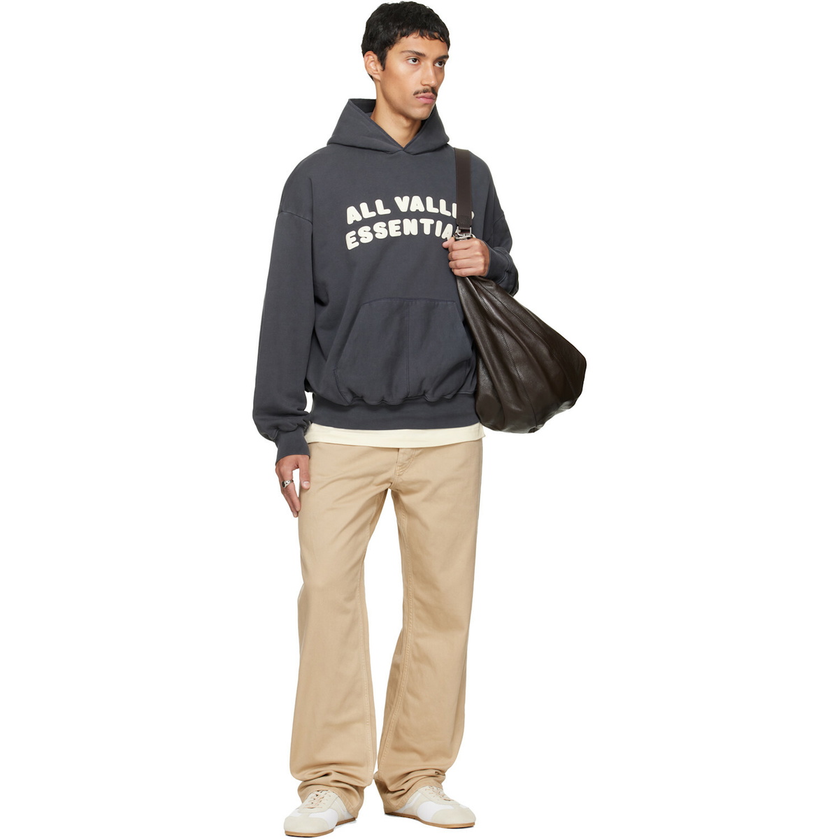 Fear of God ESSENTIALS Gray 90s Hoodie