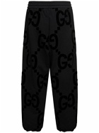 GUCCI - Gg Flocked Cotton Sweatpants