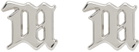 MISBHV Silver Classic 'M' Earrings