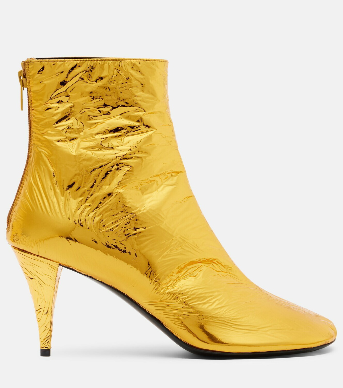 Proenza Schouler Glove metallic leather ankle boots