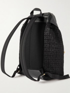 Givenchy - Logo-Embellished Leather-Trimmed Logo-Jacquard Backpack