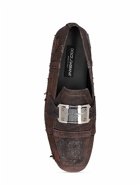DOLCE & GABBANA - Logo Plaque Loafers