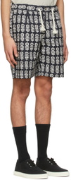 DOPPIAA Black Aatri Shorts