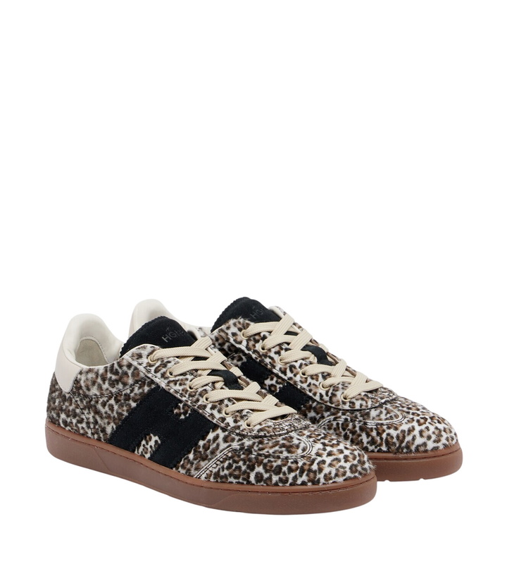 Photo: Hogan H647 printed calf hair sneakers
