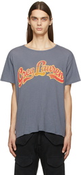 Greg Lauren Blue GL Groovy T-Shirt